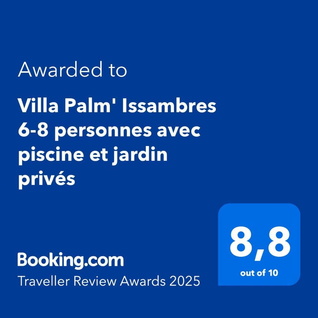 Villa Palm' Issambres 6-7 Personnes, Clim, Avec Piscine, Jardin Et Parking Prives La Garonnette-Plage Exteriör bild